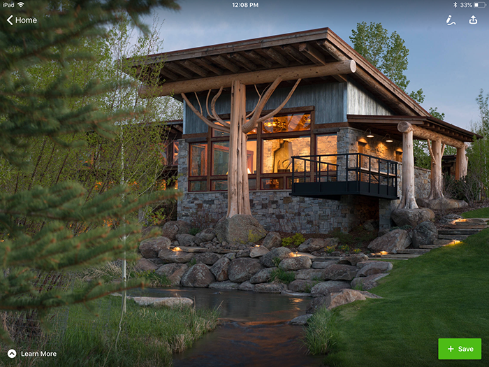 A gorgeous home in Yellowstone, Wyoming, courtesy of Houzz excellent curators